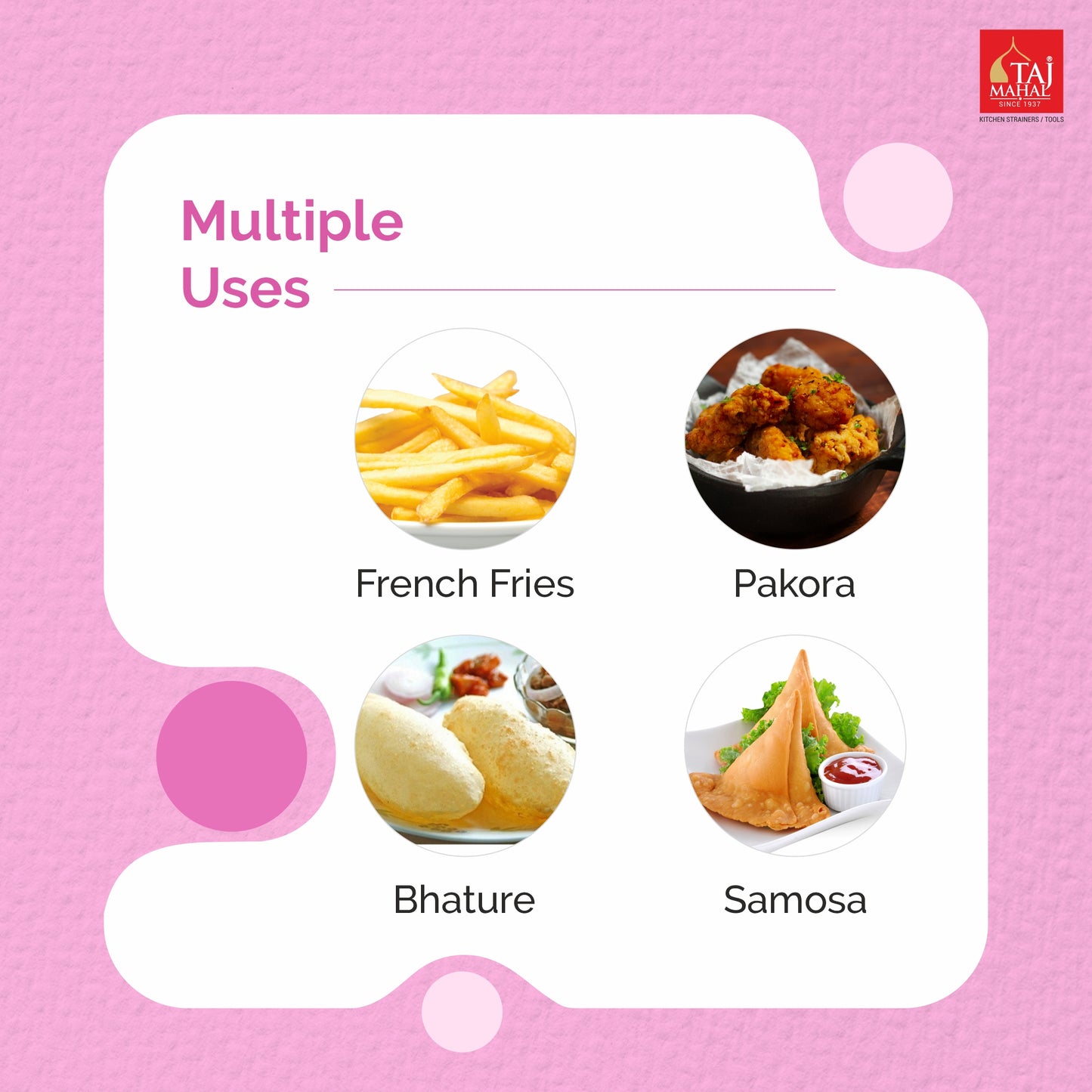 S.S. CHIP FRY BASKET ROUND