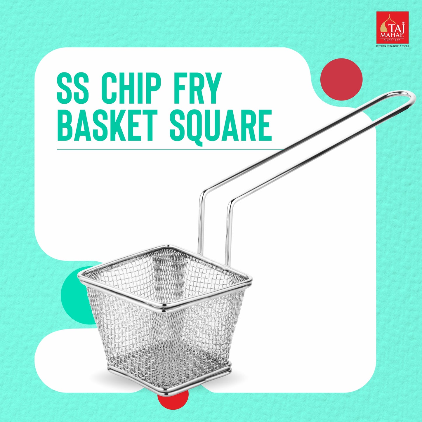 S.S. CHIP FRY BASKET SQUARE