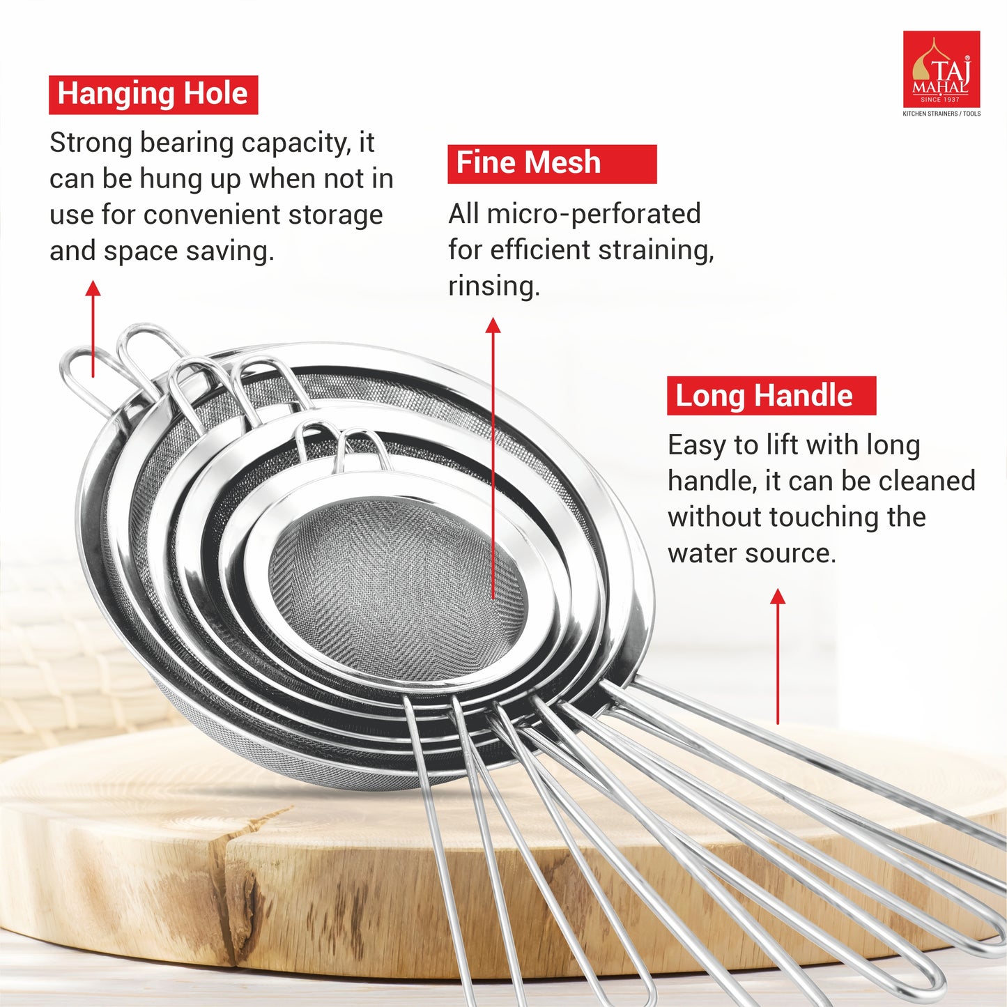SS CHS COMMERCIAL STRAINER SOUP AND JUICE