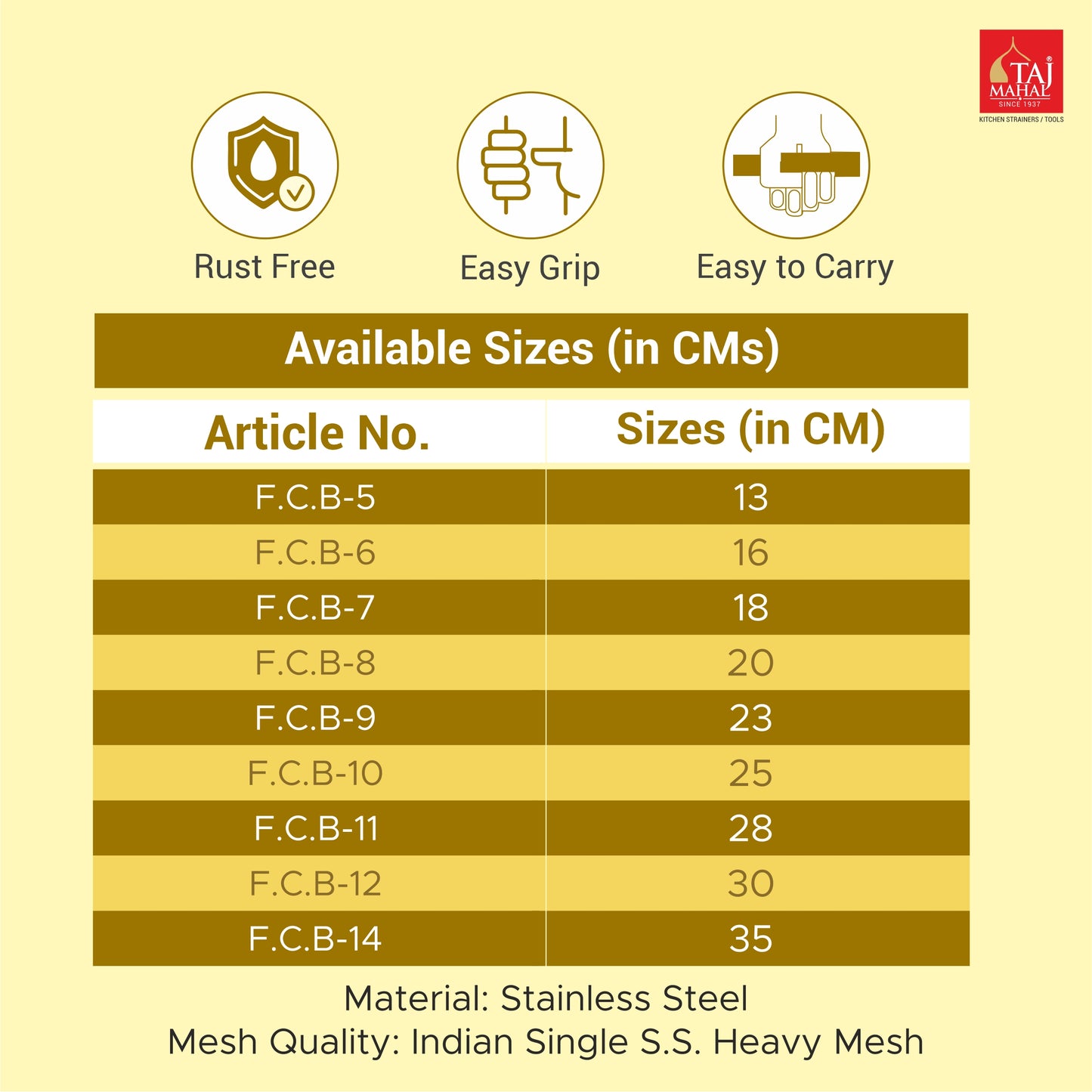 SS COLANDER MESH BASKET SILVER