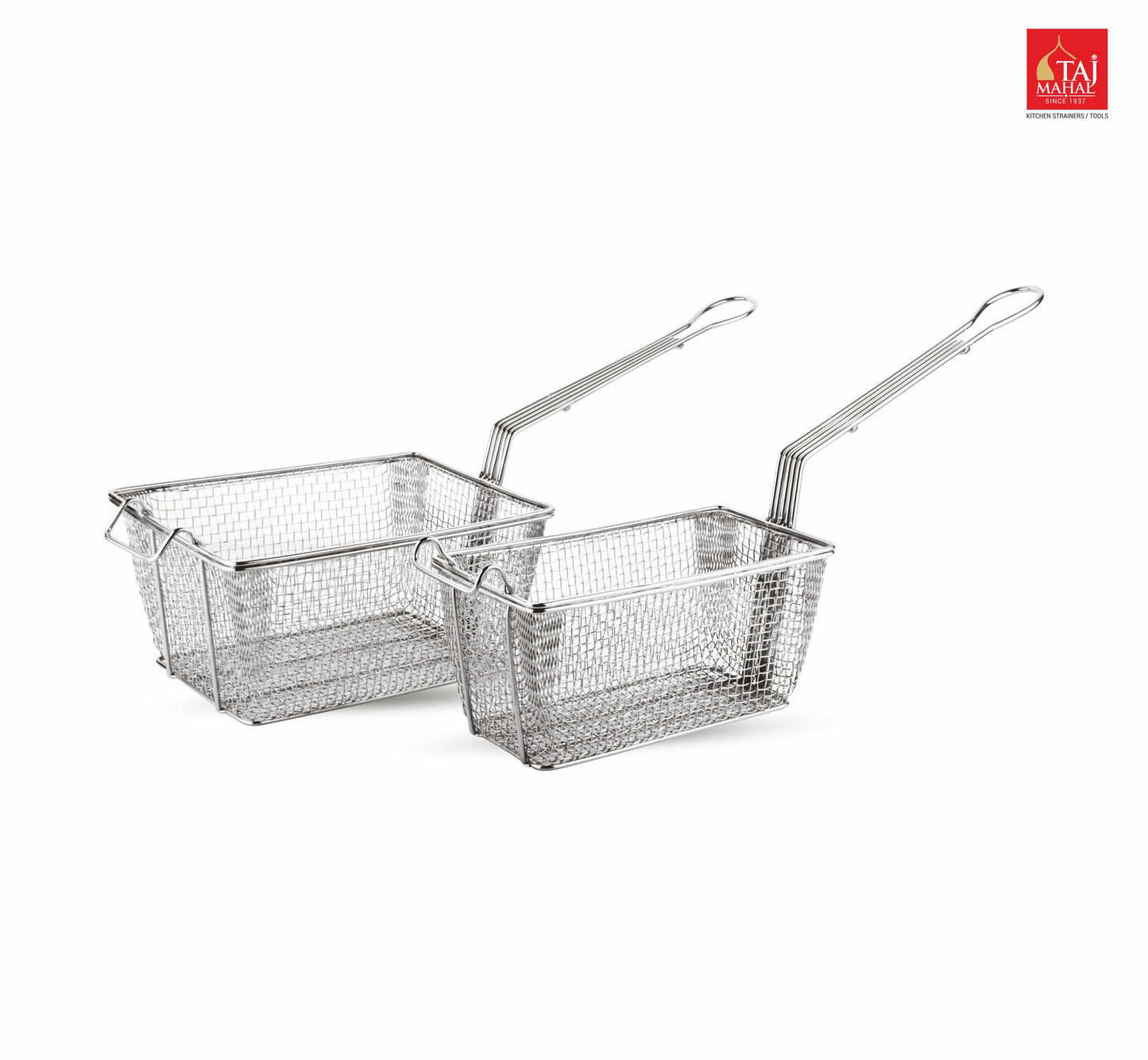 S.S MC CHIP FRY BASKET WITH REINFORCE / MESH PROTECTOR