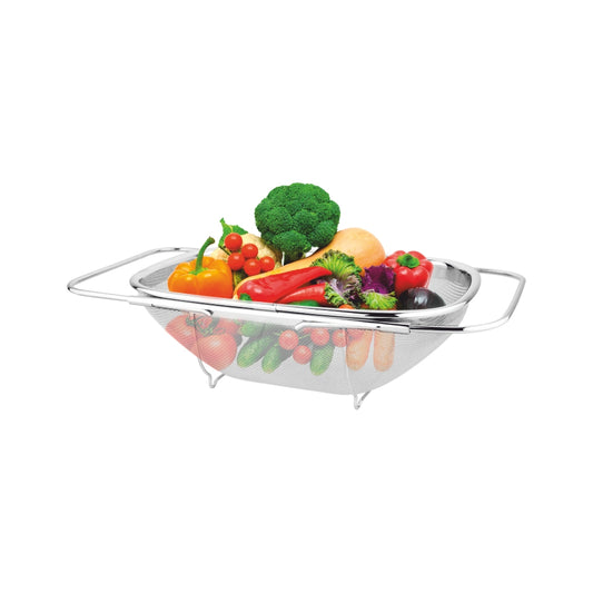 SS SINK BASKET WITH MESH REINFORCEMENT PROTECTOR